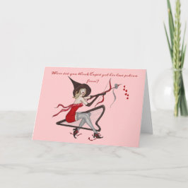Cartão De Festividades Witch Love Potion Valentine Card