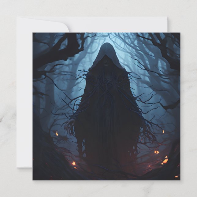 Cartão De Festividades Witchwood Halloween (Frente)