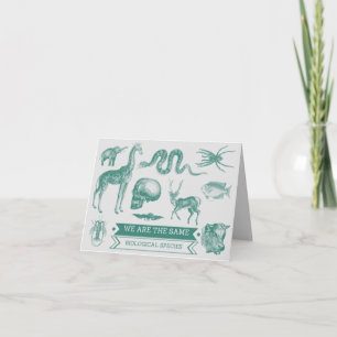 Cartão De Festividades Witty Valentines Card - Biological Species Concept