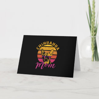Cartão De Festividades Womens Chihuahua Mom Funny Chihuahua Owner Dog Luv