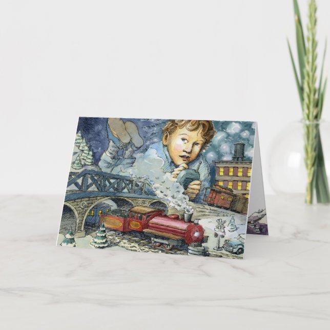 Cartão De Festividades "Wonder As You Wander" Christmas Card (Frente)