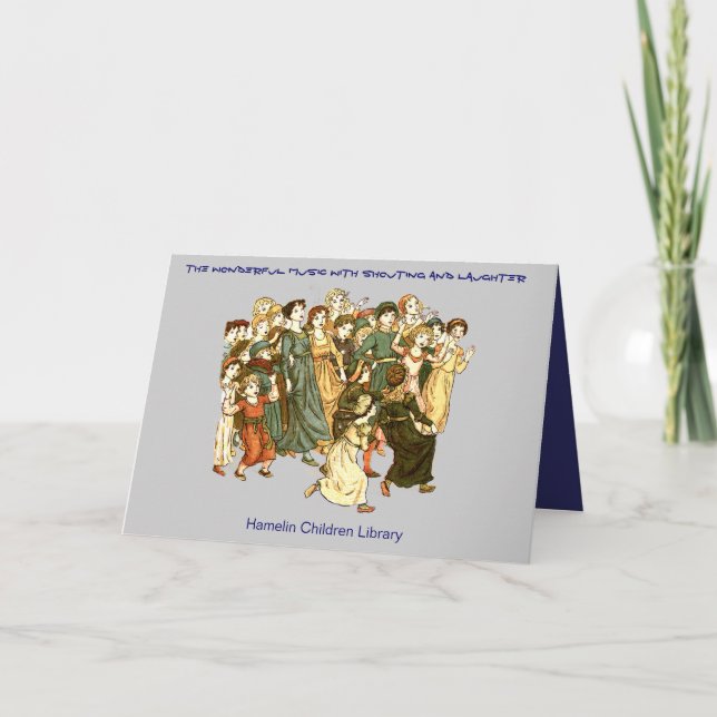 Cartão De Festividades Wonderful Music (Frente)