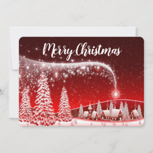 Cartão De Festividades Wonderland de inverno de Natal