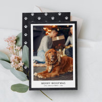 Woofmas de Feliz Mínima Moderna do Chalkboard