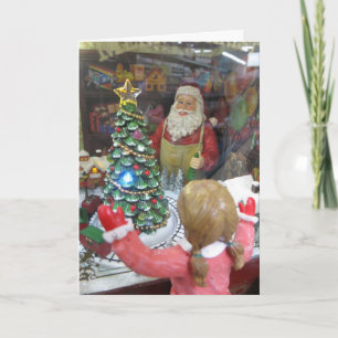 Cartão De Festividades Workshop de papais noeis