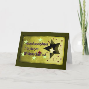 Cartão De Festividades Wundeschönes fröhliches Weihnachtsfest