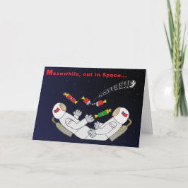 Cartão De Festividades X-mas In Space