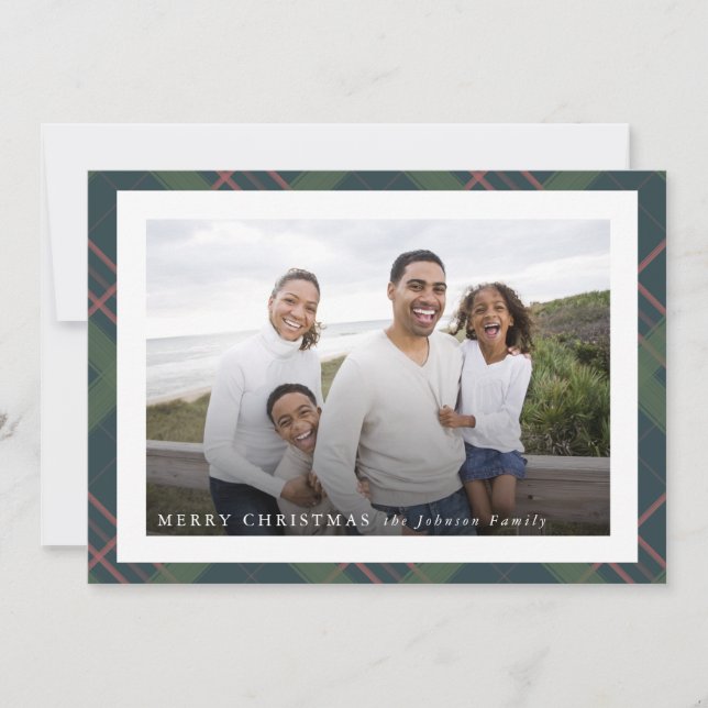 Cartão De Festividades Xadrez de Férias (Frente)