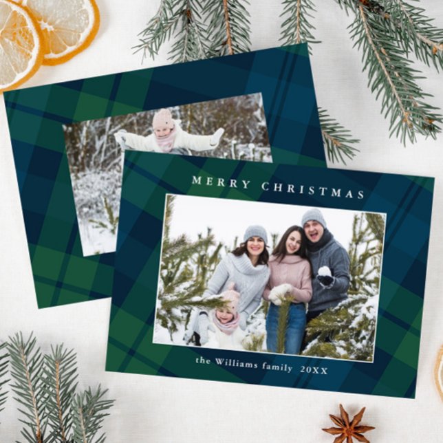 Cartão De Festividades Xadrez de Natal 2 Saudação Fotográfica (Criador carregado)