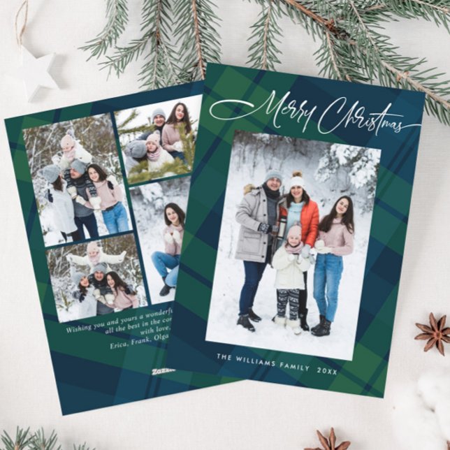 Cartão De Festividades Xadrez de Natal Retroativa 5 Saudação Fotográfica (Criador carregado)