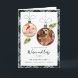 Cartão De Festividades Xadrez Rústico 2 Fotos de Animais de Estimação Xad<br><div class="desc">Nosso encantador Cartão de Boas Festas de Xadrez Personalizado com a foto do seu animal de estimação é uma maneira encantadora de espalhar a alegria natalina e deixar uma impressão duradoura nos seus amigos e familiares. Este cartão, lindamente desenhado, é adornado com um fundo xadrez rústico e o verso, evocando...</div>