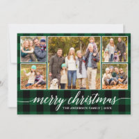 Xadrez Verde 5 Fotografia Natal da Caligrafia Mode