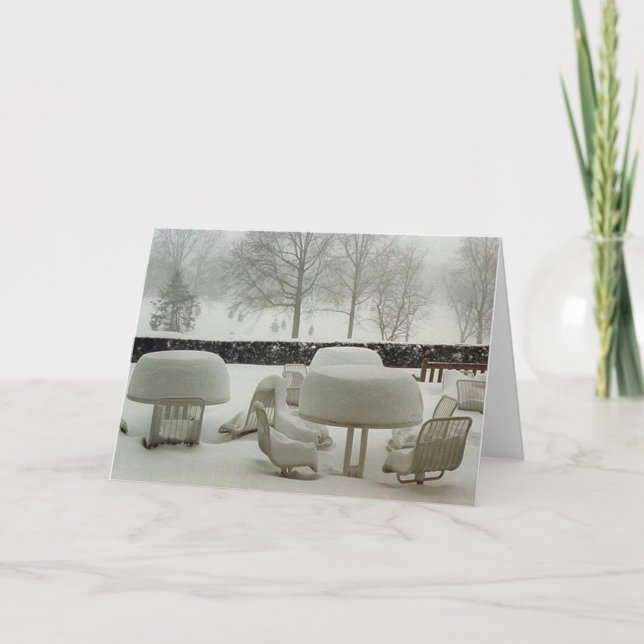 Cartão De Festividades Xmas (Barbeque cancelado) (Frente)