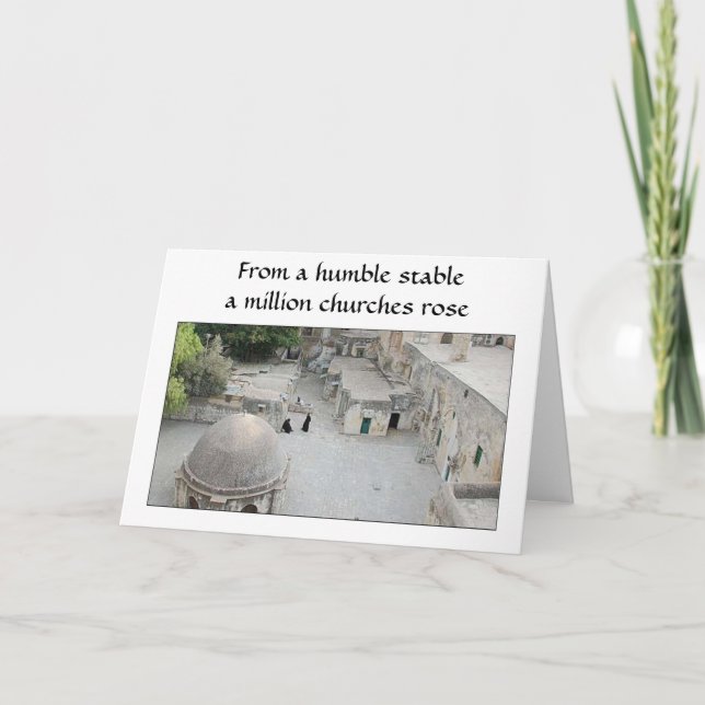 Cartão De Festividades Xmas (Belém) (Frente)