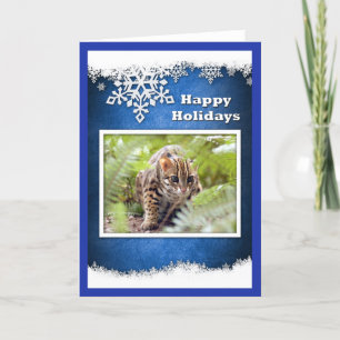 Cartão De Festividades xmas-bengal-cat-12