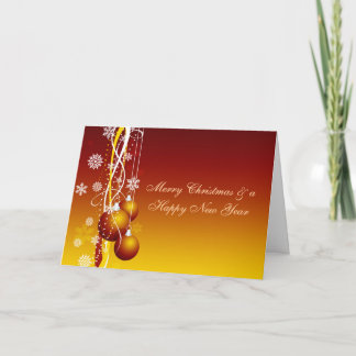 Cartão De Festividades Xmas Card 1 (personalize)