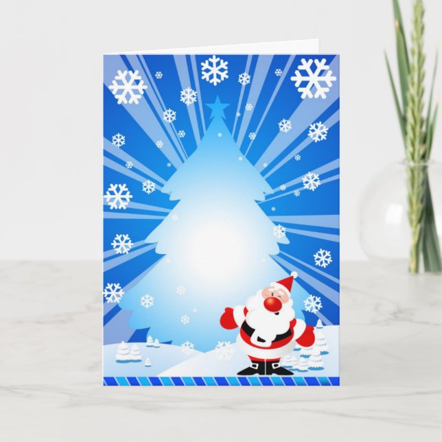 Cartão De Festividades Xmas Card 5 (personalize) (Frente)