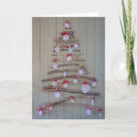 Xmas card, tree