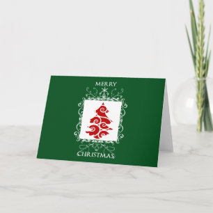 Cartão De Festividades Xmas Crest