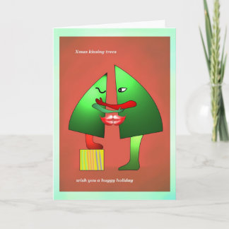 Cartão De Festividades Xmas kiss card 4 by Anjo Lafin