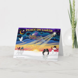 Cartão De Festividades XmasSunrise-Japanese Chin