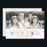 Cartão De Festividades XO XO XO | Late Christmas Card<br><div class="desc">XO XO XO | Late Christmas Card was designed for those who barely missed sending the Christmas cards this year,  but still want to spread some cheer!</div>