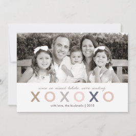 Cartão De Festividades XO XO XO | Late Christmas Card