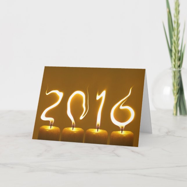 Cartão De Festividades Year 2016 Greeting Card (Frente)