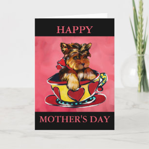 Cartão De Festividades Yorkie Poo