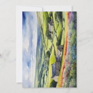 Cartão De Festividades "Yorkshire Meadowsong" Landscape Yorkshire Dales