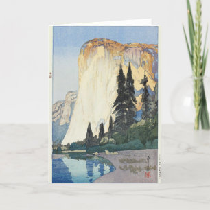 Cartão De Festividades Yosemite, El Capitan, Hiroshi Yoshida