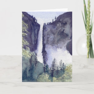 Cartão De Festividades Yosemite Falls2, Parque Nacional Yosemite