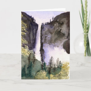Cartão De Festividades Yosemite Falls, Parque Nacional de Yosemite