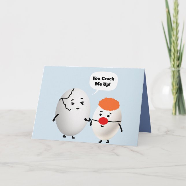 Cartão De Festividades You Crack Me Up Card (Frente)