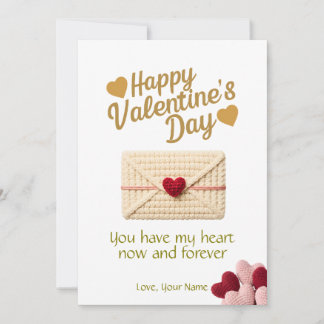 Cartão De Festividades You Have My Heart Valentine Card