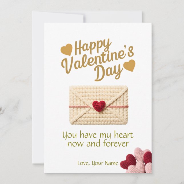 Cartão De Festividades You Have My Heart Valentine Card (Frente)