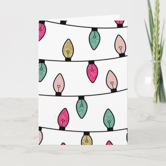 CARTÃO DE FESTIVIDADES ***YOU*** LIGHT UP MY LIFE (Frente)