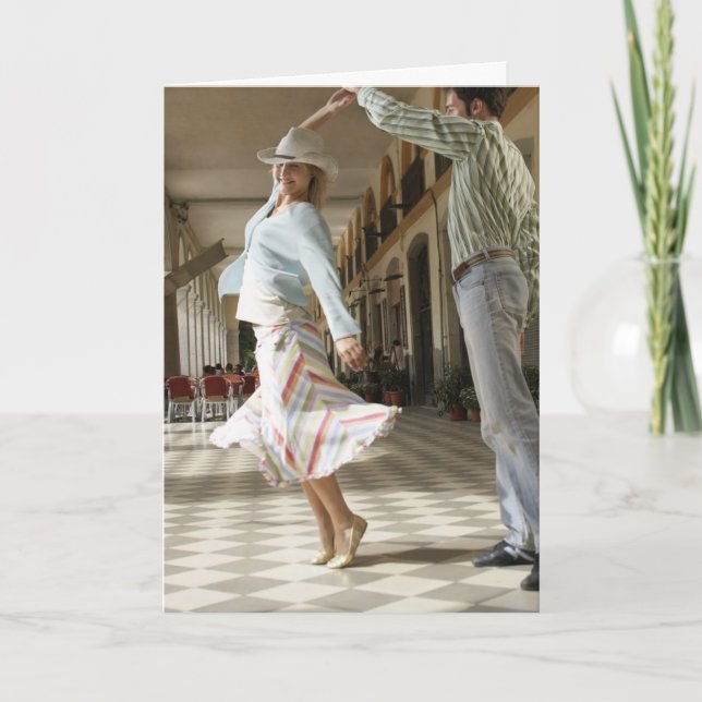 Cartão De Festividades You make me feel like dancing (Frente)