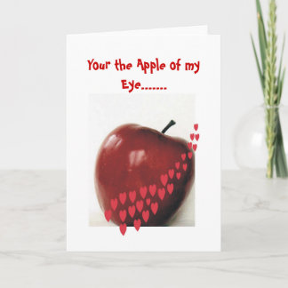 Cartão De Festividades your the apple of my eye