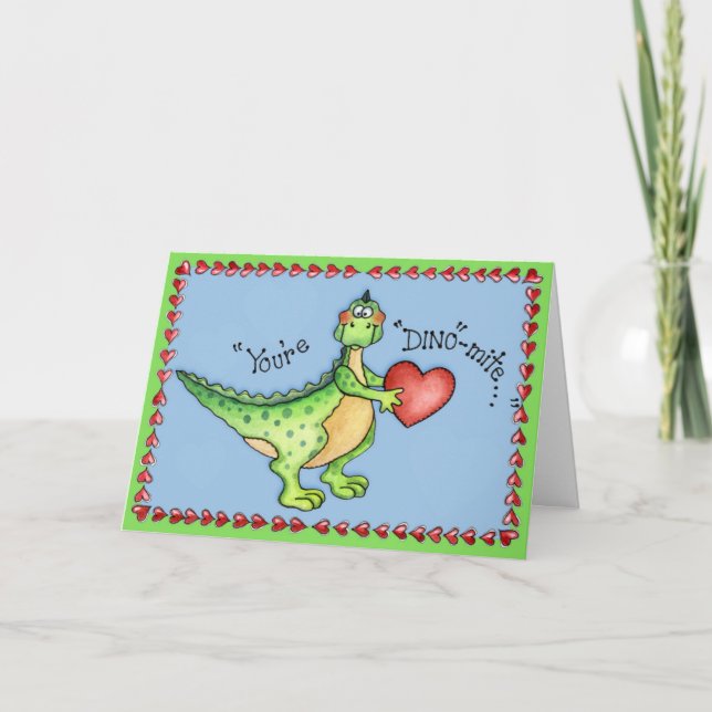 Cartão De Festividades You're Dino-mite - Greeting Card (Frente)