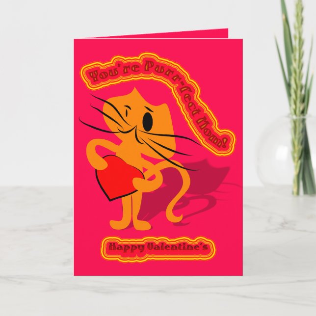Cartão De Festividades You're Perfect Mom Valentine's Day Card (Frente)