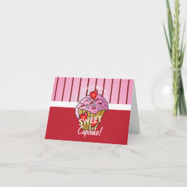 Cartão De Festividades You're Such a Sweet Cupcake -  Valentine