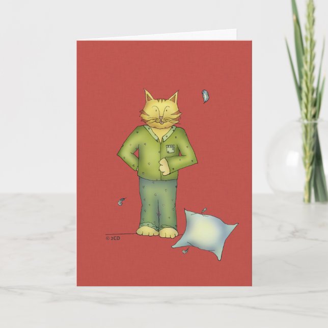 Cartão De Festividades You're the Cat's Pajamas Greeting card (Frente)