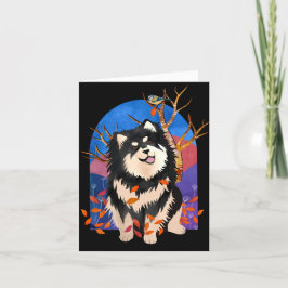 Cartão De Festividades YRSA IN OUTUMN - Placas finlandesas de arte em lap