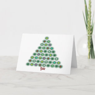 Cartão De Festividades Yule - Árvore Sol
