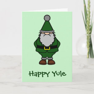 Cartão De Festividades Yule feliz