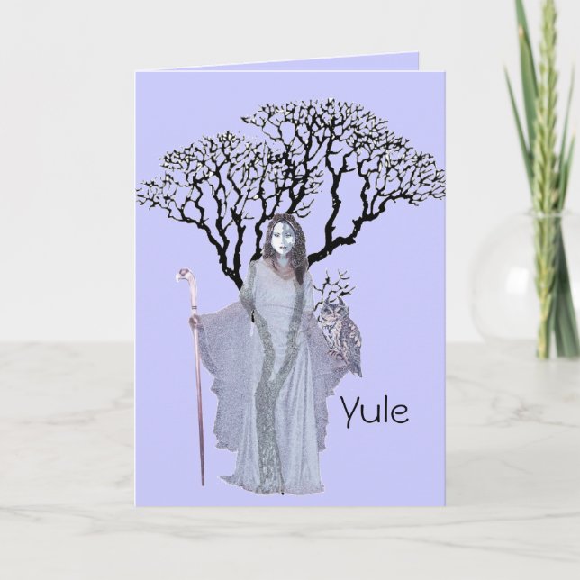 Cartão De Festividades Yule - Hecate Blessings (Frente)