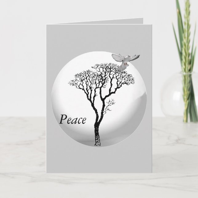 Cartão De Festividades Yule - Paz De Yule (Frente)