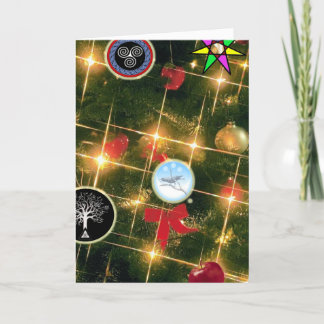 Cartão De Festividades Yule - Yule brilhante