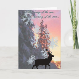 Cartão De Festividades Yuletide Card